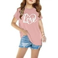 thumbnail image 2 of Zpanxa Chemises Filles T-Shirt à Imprimé d'Halloween Col Rond Manches Courtes Haut Mode en Coton 7 Ans, 2 of 4
