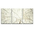 thumbnail image 2 of wall26 - 3 Piece Canvas Wall Art - Natural Weathered Grey Tree Stump Cut Texture, Large Detailed Background - Modern Home Art Stretched and Framed Ready to Hang - 24"x36"x3 Panels, 2 of 4