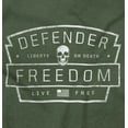 thumbnail image 2 of Live Free Liberty Death Freedom Men's Graphic T Shirt Tees Brisco Brands L, 2 of 6
