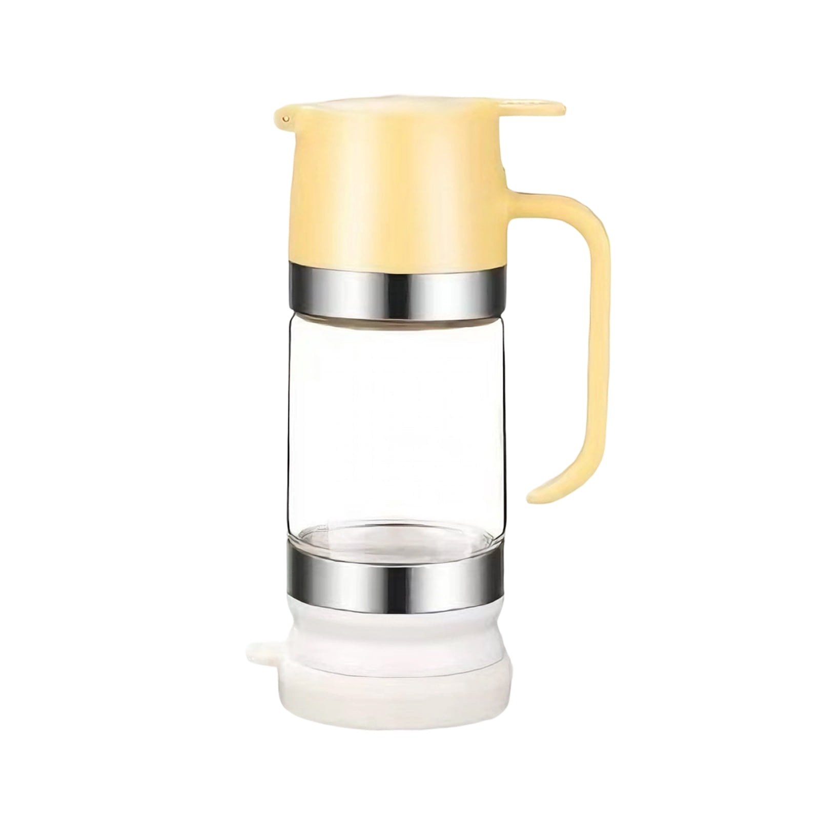 Glass Honey Dispenser No Drip With Handle Honey Jar Maple Syrup Container for Coffee, Pancakes Waffles (9 Oz, 1 Pack)