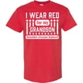 thumbnail image 3 of Inktastic I Wear Red for My Grandson Remember Everyone Deployed T-Shirt, 3 of 5