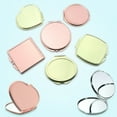 thumbnail image 2 of Portable Cat Head Love Heart Round Square Folding Mirror Makeup Cosmetic Tool, 2 of 8