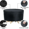 thumbnail image 4 of STARTWO Round Patio Table Cover Waterproof Heavy-Duty Cover for Garden Table Set UV Resistant Dustproof & Anti-Fading Protection, 4 of 7