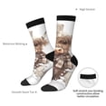 thumbnail image 4 of Disketp C Unisex Crew Socks Lightweight Breathable Ventilation Ankle Socks, Mid-calf socks for Daily, 4 of 6