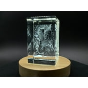 Cerberus-Art | 3D-Engraved-Crystal-Keepsake | Gift/Decor| Collectible | Souvenir | 3D-crystal-photo-gift |3d-photo-Engraved-Crystal | Home-decor