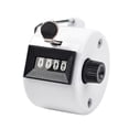 thumbnail image 1 of Visland Metal Hand Tally Counter Clicker with 4 Digit Display No Battery Required Compact Size Portable Mechanical Clicker Counter Sports Supplies, 1 of 8