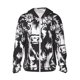 thumbnail image 1 of Balery Floral Cow Silhouette Sudadera ligera de manga larga con capucha y protección solar UPF 50+ para hombre y mujer, ideal para pesca y running-Small, 1 of 7