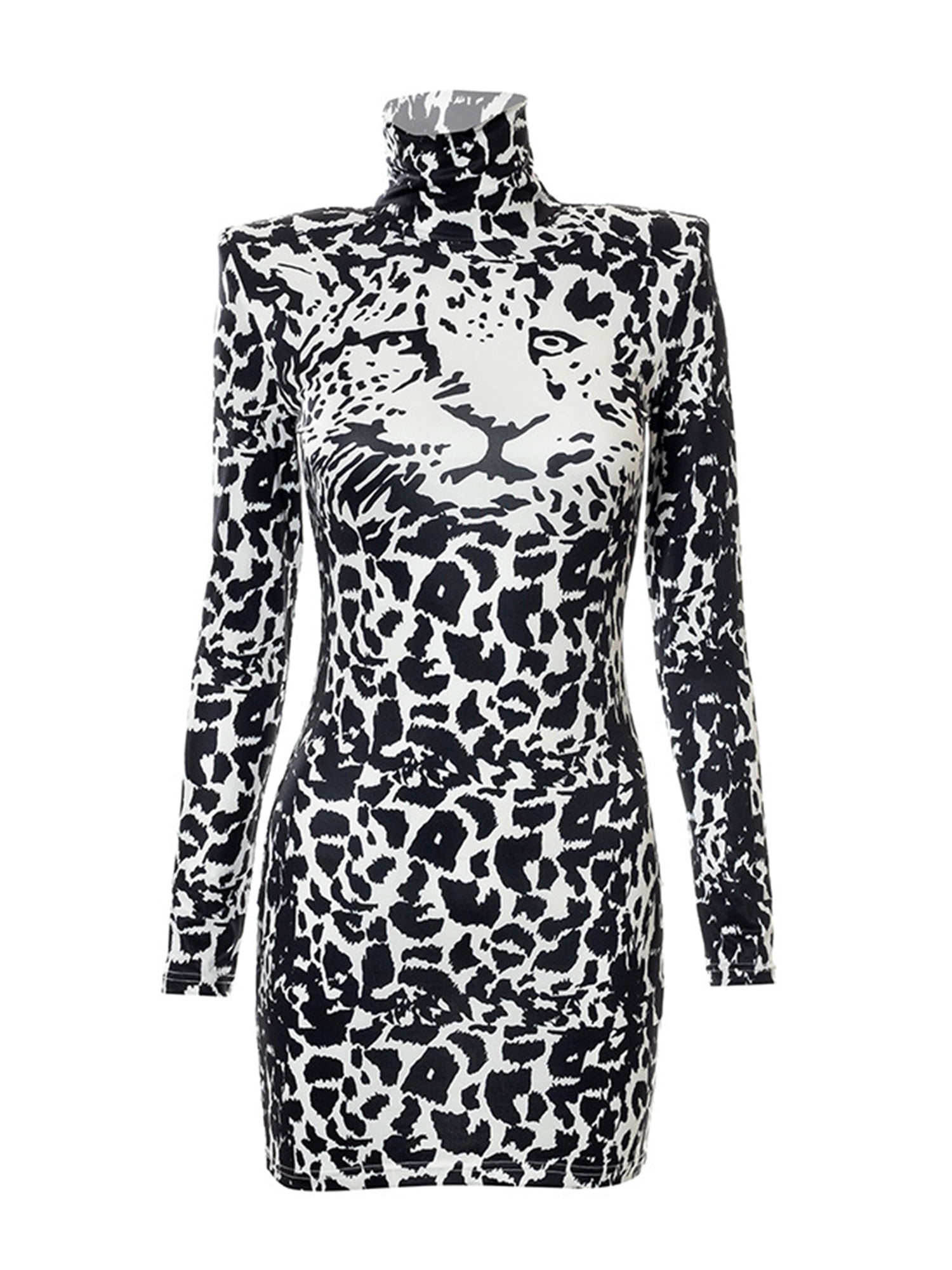 Green Tiger Skin Wrapped Fall Midi 