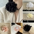 thumbnail image 2 of Lifetechs Retro Flower Women Choker Necklace Elegant Lace Up Adjustable Strappy Collar Necklace Party Supplies, 2 of 8