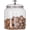 4.5L, variant on Qczoyp 152oz Plastic Food Storage Jar with Airtight Seal Lid, Square Kitchen Counter Container for Cookies, Candy, Pasta, Dry Goods for Pantry Organization，4.5L