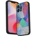 thumbnail image 1 of Mandala-Geometry-Triangles-Art-209 Phone Case, Degined for iPhone 14 Pro Max Case Men Women, Flexible Silicone Shockproof Case for iPhone 14 Pro Max, 1 of 1