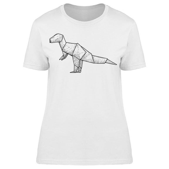 Dinosaur Origami Tee Women's -Image by Shutterstock