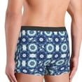 thumbnail image 3 of Disketp Vintage Blue Men's Boxer Briefs,Soft and Breathable Cotton Underwear with ComfortFlex Waistband, 3 of 7
