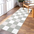 thumbnail image 3 of COZONY 2'x6' Gray Tone Runner Rug, Modern Minimalist Carpet for Hallway, Kitchen, Entryway, Easy to Clean, 3 of 14