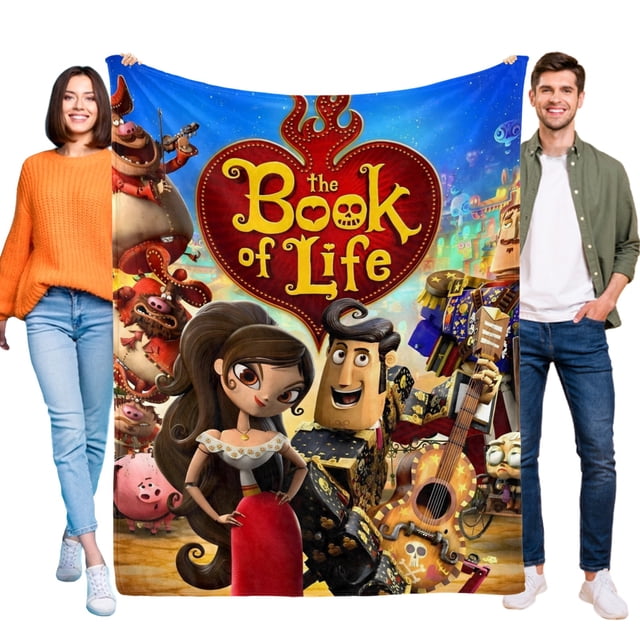 EL LIBRO DE LA VIDA anti-pilling, suave, ligera, esponjosa y acogedora de lujo para hogar y cocina – Perfecta para niños y adultos, 100 x 150 cm