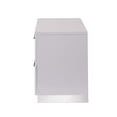 thumbnail image 5 of Newboti Furniture 2 Drawers Nightstand with Chrome Legs, White BN.0989, 5 of 5