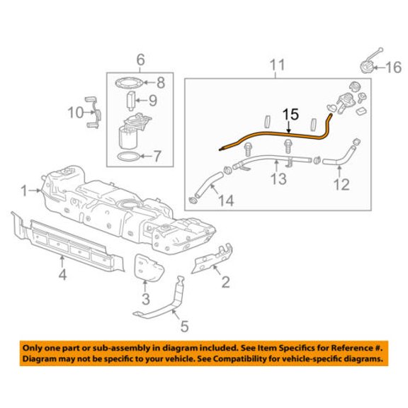 GM OEM Fuel System-Vent Hose 84018880