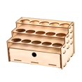 thumbnail image 1 of MesaSe Wooden Paint Organizer Convenient Sturdy Creative Pigments Holder Racks Painting Supply for Model Parts Ink Bottles DIY Tools, 1 of 6