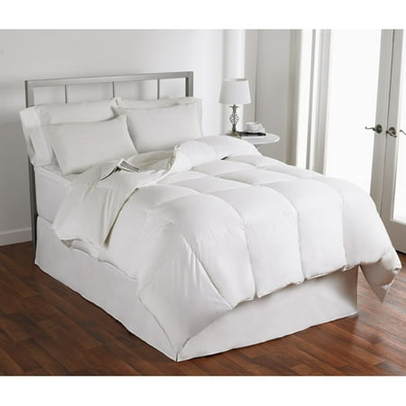 Sateen 400TC Cotton Down Comforter, Light Warmth in Multiple Sizes
