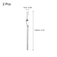 thumbnail image 2 of 2Pack Stainless Steel Fruit Forks, 5.12 Inch Salad Fruit Tasting Forks  for Birthday Party Wedding, 2 of 6