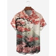 thumbnail image 3 of Camisas hawaianas de verano para hombre, blusas con estampado de plantas, ropa de moda informal, blusas de solapa con estampado de bambú de gran tamaño, camisa masculina, 3 of 5