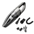 thumbnail image 1 of Handheld Car Vacuum Cleaner 120w 7000pa Rechargeable For Car Silver_Perfect Gift, 1 of 4