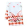 thumbnail image 2 of 1PC Easter Dish Towels, Kitchen Towels, Happy Easter Bunny Napkins, Dish Cloth for Bathroom Kitchen, Gifts for Mom Mother's Day Spring Summer Kitchen Decoration Hand Towels, 2 of 9