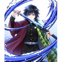 DIY 5D Demon Slayer Diamond Art Painting Kits for Adults,Anime Cartoon Round Full Drill Crystal Rhinestone Embroidery Cross Stitch Arts Craft Canvas for Home Wall Decor，12"x 16"