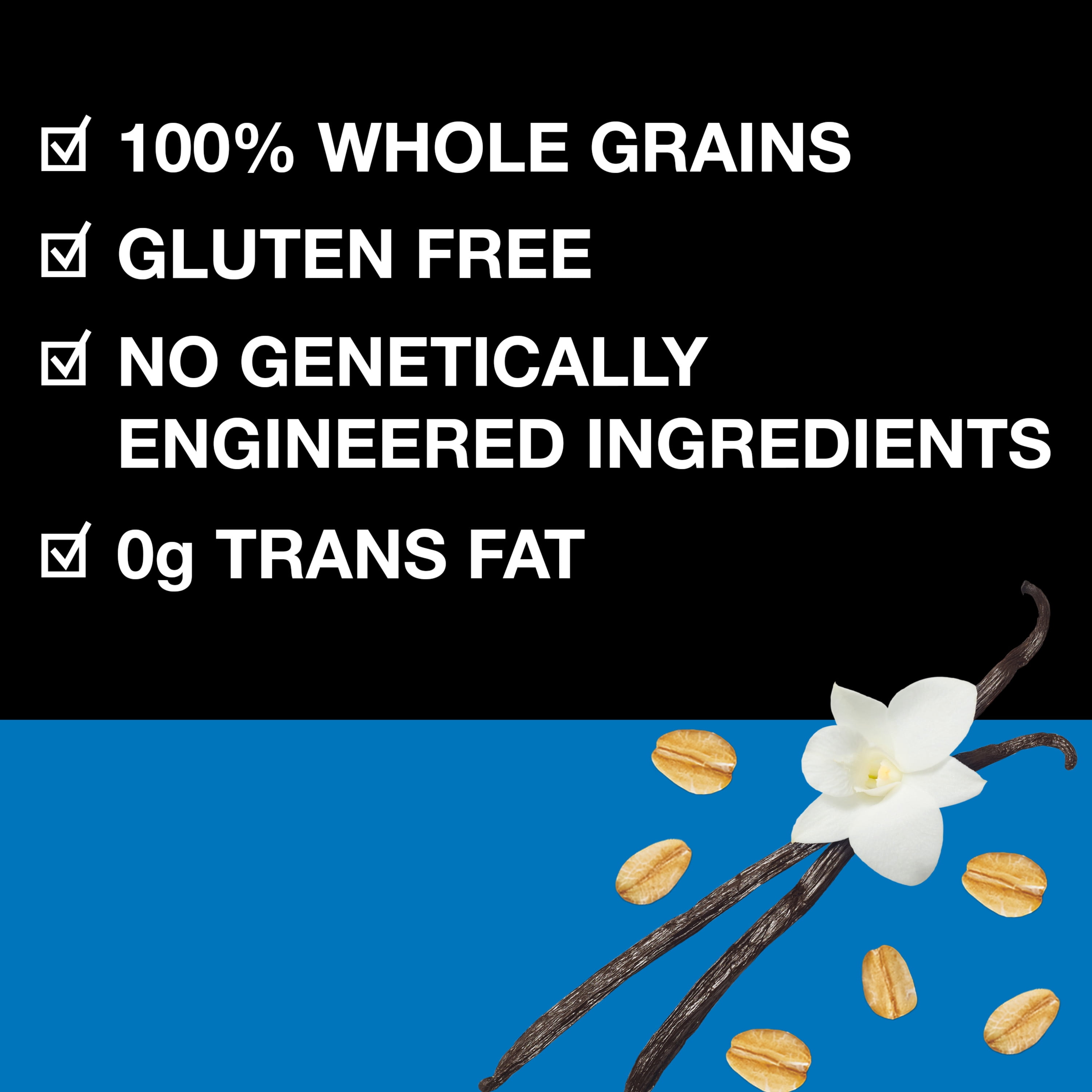 KIND Healthy Grains Gluten Free Vanilla Blueberry Snack Bars, Value Pack, 1.2 oz, 15 Count Box