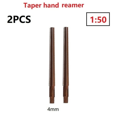 

2PCS 1:50 Conical Degree Sharp Manual Pin Taper Shank Hand Reamer 3/4/5/6/8/10mm