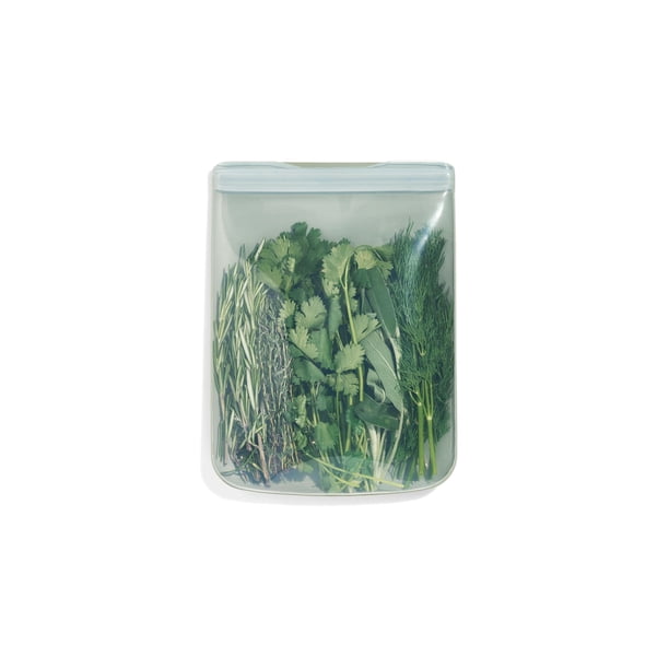 Bolsa de almacenamiento reutilizable de silicona W&P Porter Sandwich 1360 ml Sage