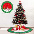 thumbnail image 5 of Falda para árbol de Navidad de 90 cm, adorno para árbol de Navidad, decoración para árbol de Navidad, falda para árbol de Navidad, tapete para árbol de Navidad para Navidad, rojo, 5 of 5