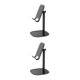 thumbnail image 3 of Seitruly Gran oferta, soporte Universal para teléfono y tableta, escritorio para iPhone, soporte para tableta de escritorio para teléfono negro 2piezas, 3 of 6