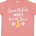 thumbnail image 4 of Inktastic Spina Bifida Awareness Message Ribbon Boys or Girls Toddler T-Shirt, 4 of 5