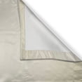 thumbnail image 3 of Ambesonne Wedding Kitchen Curtains, Rings Floral Romantic, 55"x39", Yellow Sepia Coconut, 3 of 3