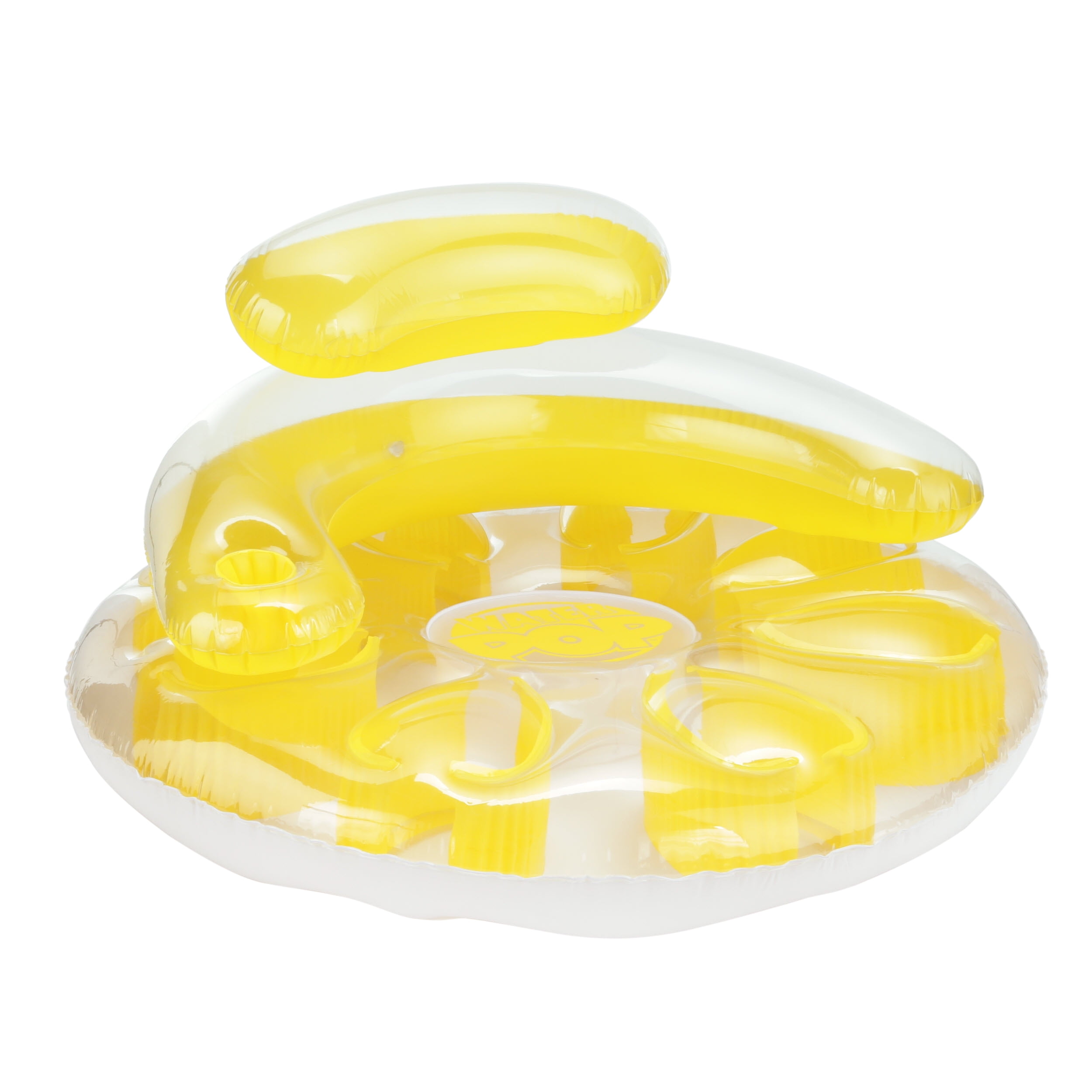 Poolmaster Water-Pop Circular Swimming Pool Tube Float Lounge - Yellow