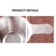thumbnail image 5 of Ounissouiy Malla de filtro de especias Filtros de condimentos reutilizables prácticos Infusor de té Colador Steeper Cocina Hogar Suministros de té Teteras Pulido S Ounissouiy HA080469-01, 5 of 6