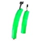 thumbnail image 3 of Juego de 2 guardabarros para bicicleta con accesorios ligeros y fáciles de usar. Verde, 3 of 9