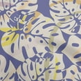 thumbnail image 1 of oneOone Cotton Jersey Violet Fabric Tropical Monstera Leaves Sewing Material Print Fabric By The Yard 58 Inch Wide, 1 of 4