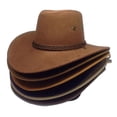 thumbnail image 4 of Washranp Trilby Cap Cowboy Style Adjustable Wide Brim Jazz Cap Costume Accessory for Horse Riding, 4 of 6