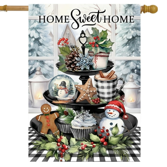 Briarwood Lane Winter Memories House Flag