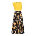 thumbnail image 3 of Traje de dos piezas informal de moda con cintura deportiva y estampado floral de verano para mujer Wmkox8yi  bvn641, 3 of 7