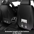 thumbnail image 4 of Car Seat Cover for Volvo XC90 2003-2014,Premium Leather Seat Covers,Waterproof Auto Protector Cushions Interior Accessories Black,Full Set(2 Row 5 Seats), 4 of 10