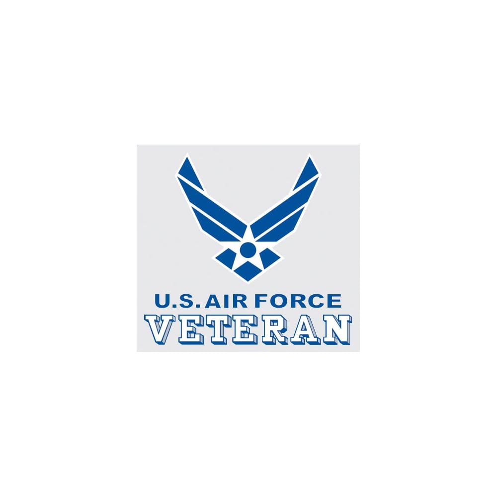 US Air Force Veteran Logo Car Decal 