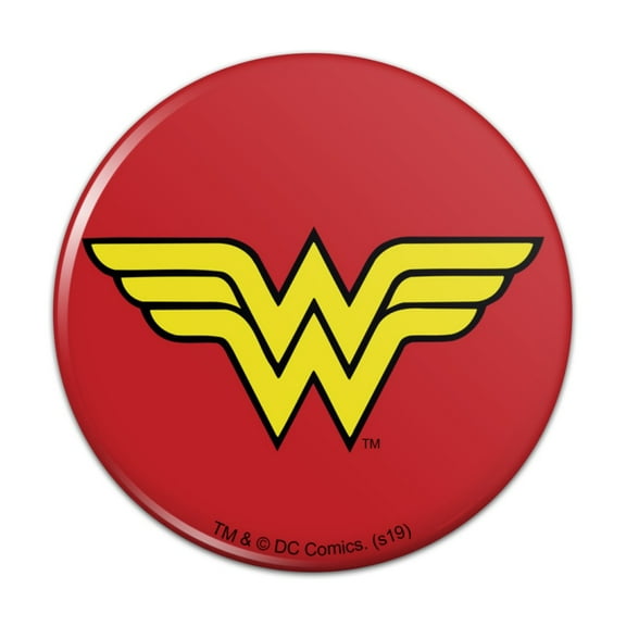 Wonder Woman Classic Logo Kitchen Refrigerator Locker Button Magnet