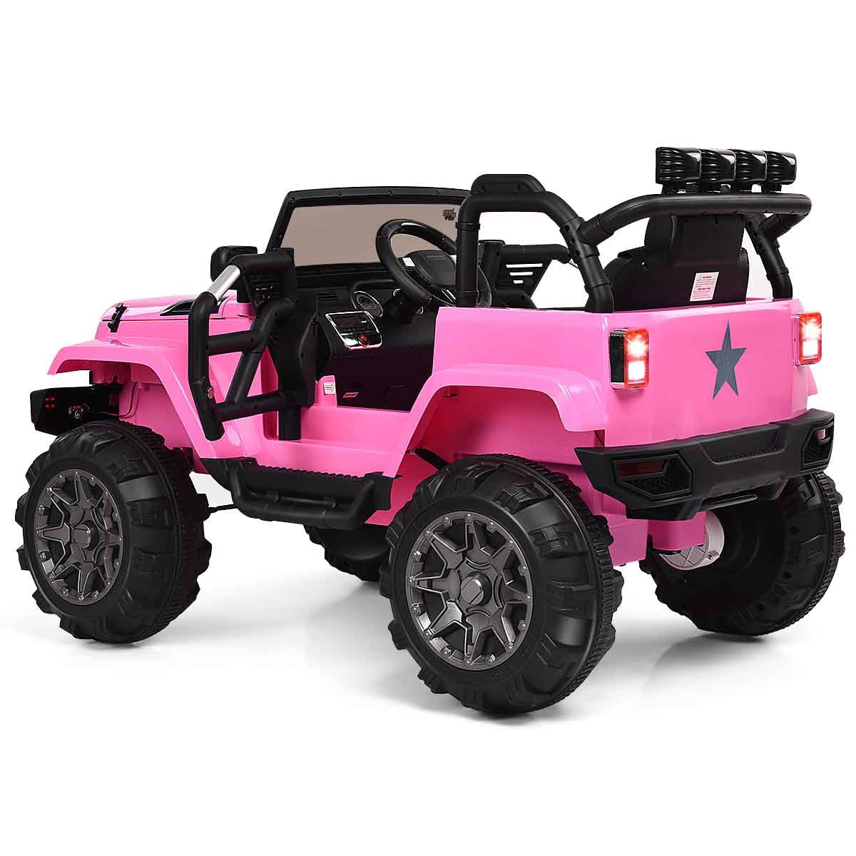 Topbuy Pink 12 V Electric Truck Powered Ride-On