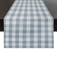 thumbnail image 1 of Buffalo Check Table Runner, Grey-White, 13x72 Inches, 1 of 1