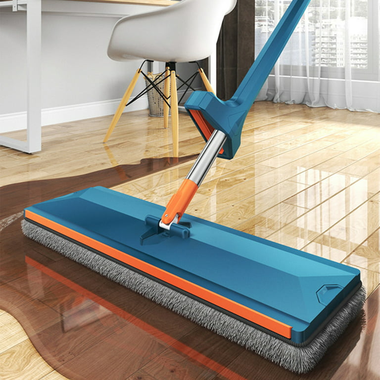 SND Homes Hands-Free Squeeze Microfiber Flat Spin Mop System 360