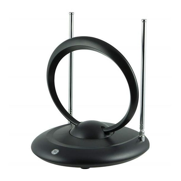 Universal Easy Adjust VHF & UHF High Definition Indoor Antenna, Black