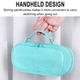 thumbnail image 6 of Matoen Large Capacity Pencil Case with 3 Zipper Compartments – Multi-Layer Pen Bag for University, Office & Travel, Durable Nylon Fabric, Gift for Juniors, Teens, Adults (Birthday/Back to University), 6 of 6